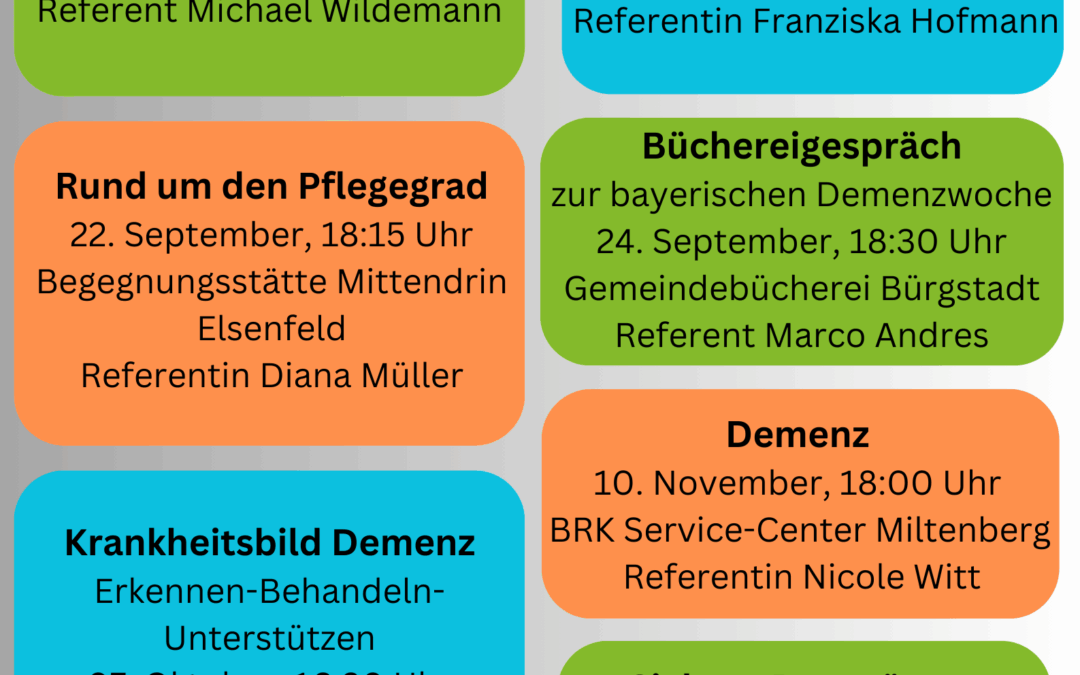 Vorträge BSA e.V. von September bis November 2025